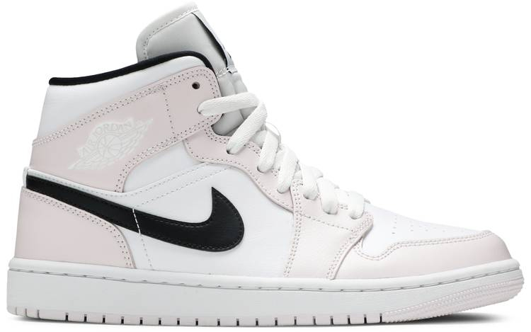 Wmns Air Jordan 1 Mid Barely Rose BQ6472-500